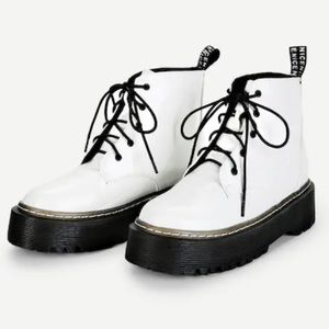 Doc Marten Style Platform Boots